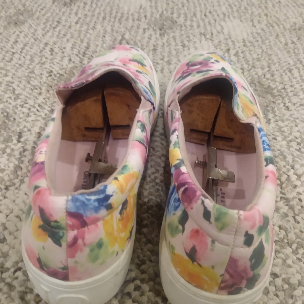 Christian Siriano Floral Slip-On Sneakers Size 10 - Picture 3 of 8